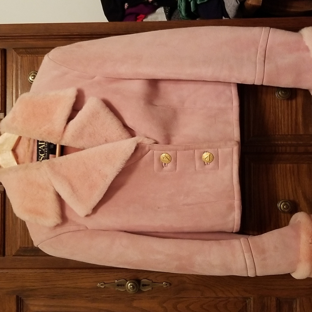 ESCADA lambskin coat,jacket size 34 ,size xs-s